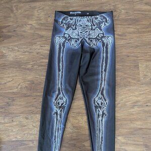 Black Milk Skeleton Leggings Size m